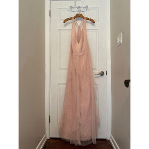 Women Vera Wang White Bridesmaid Dress Pink Size 20